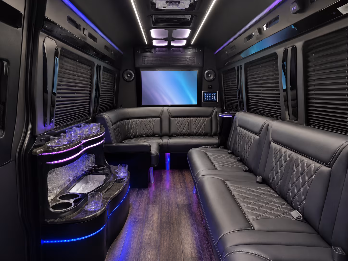 anaheim private event transportation onboard seating